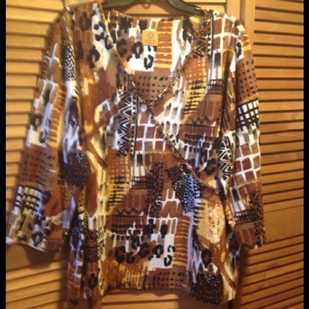 Ruby Rd. Women Tribal Top